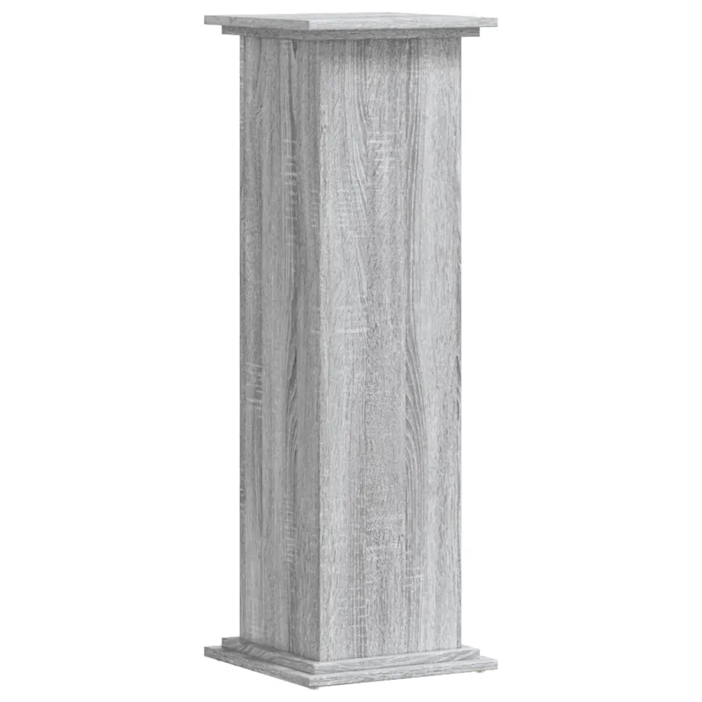 Supporto per piante | Sostegno per piante Grigio Sonoma 33x33x100 cm in Truciolato
