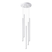 Lampada a sospensione VELINO bianca 5 luci G9 Pure Lume