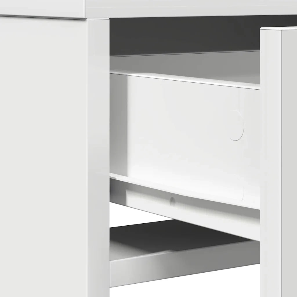 Toeletta | Tavolo da Trucco Bianco 50 x 41 x 135 cm Legno multistrato
