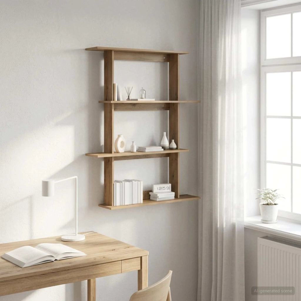 Scaffale da parete Rovere Artigianale 100 x 20 x 126 cm 8012067