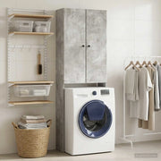 Mobile Bagno BREDA Grigio Cemento 66 x 25,5 x 190 cm 897578