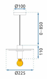 Lampada APP1214-1CP Black