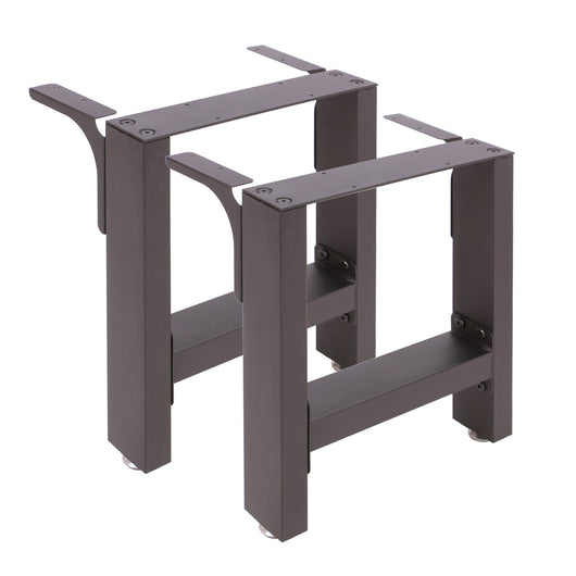 Base per panche verniciatura a polvere nero 40x43cm Telaio quadrato panca