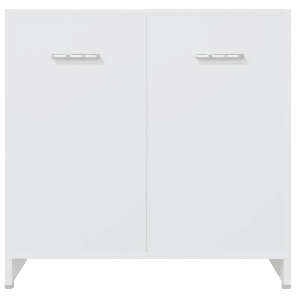 Set Mobili da Bagno 4 pz Bianco
