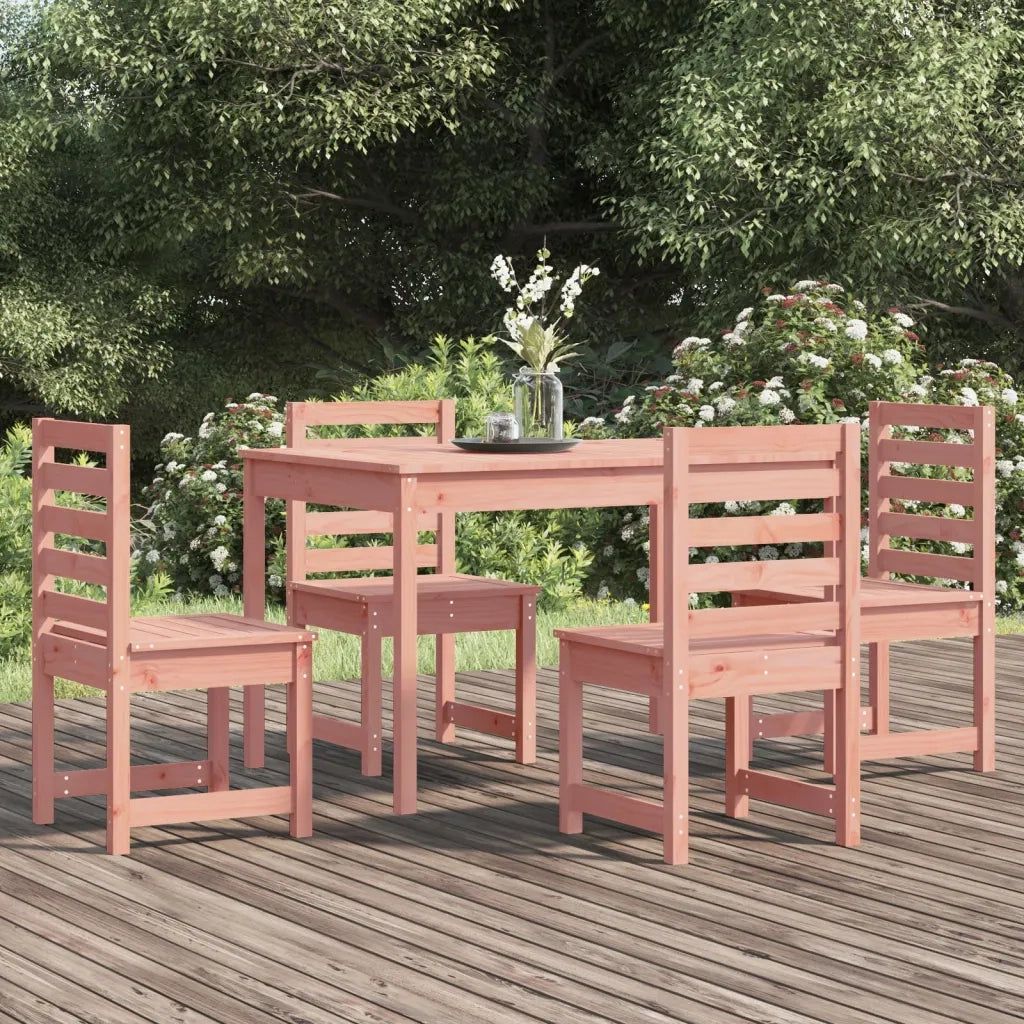 Set da Pranzo per Giardino 5 pz in Legno Massello di Douglascod mxl 100217