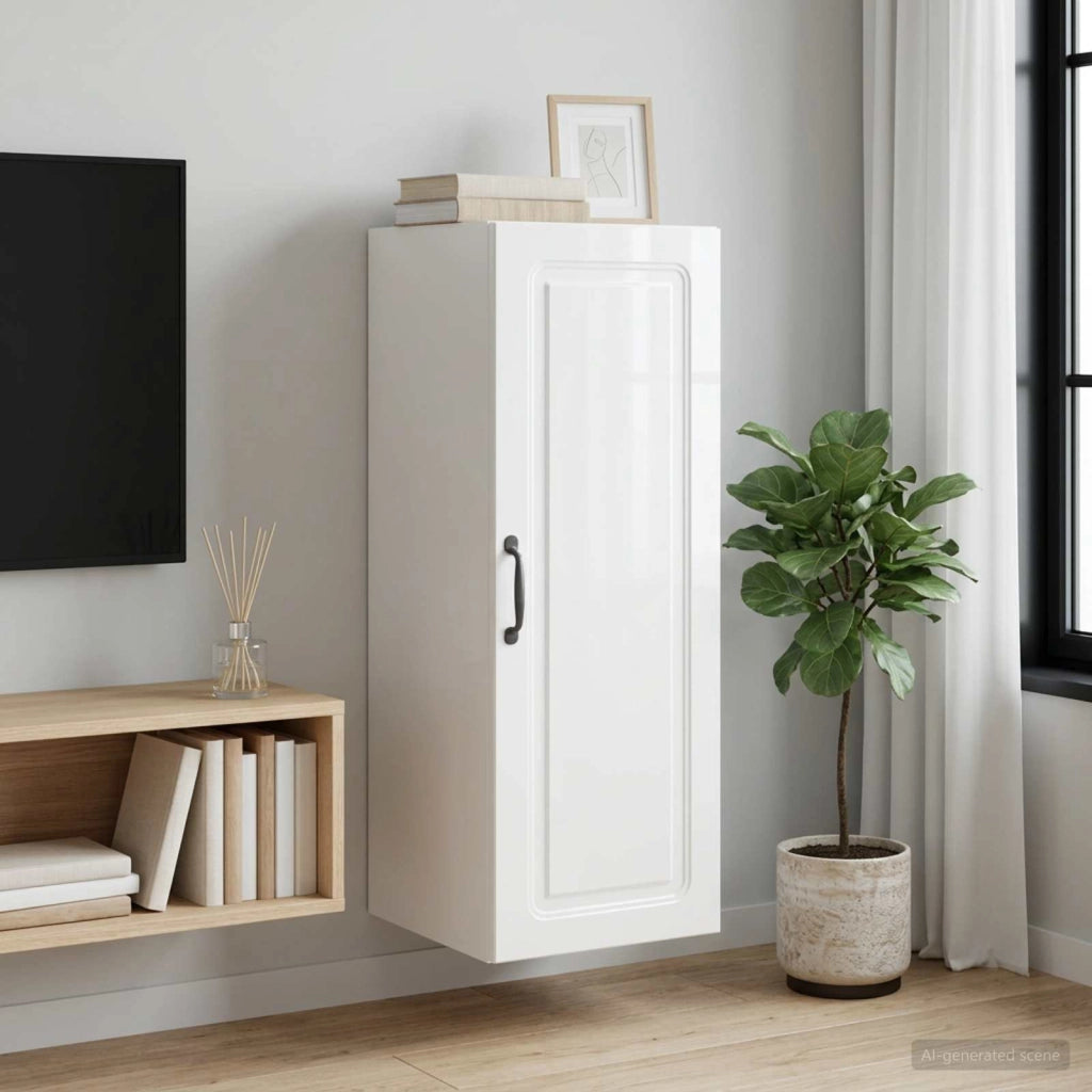 Mobiletto a muro 33 x 34,5 x 90 cm Legno ingegnerizzato 899269