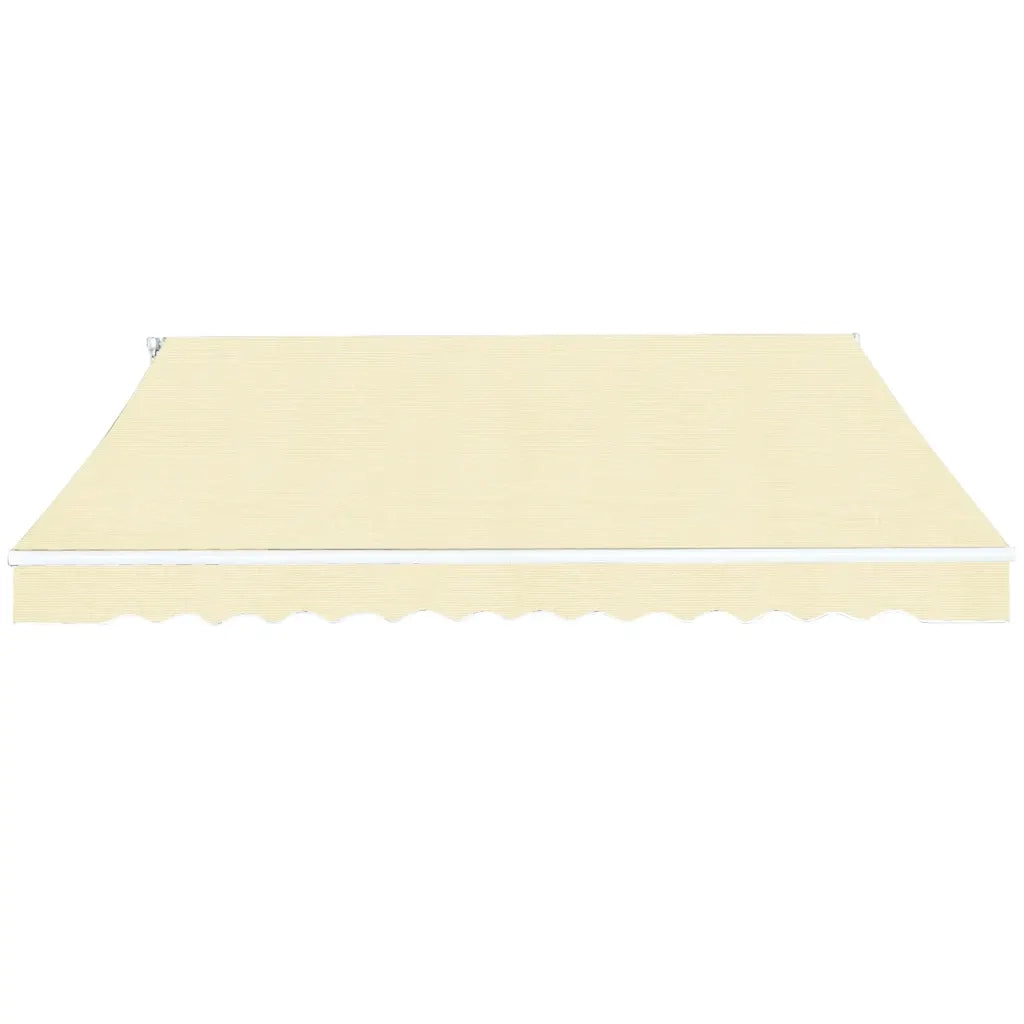 Tenda da Sole Pieghevole Manuale 400 cm Crema