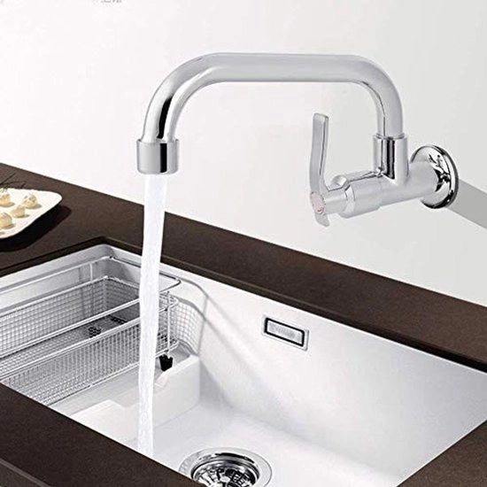 Cranio 360° rotativo per cucina - miscelatore - acciaio inox - acciaio galvanizzato - installazione facile - materiale duraturo - miscelatore