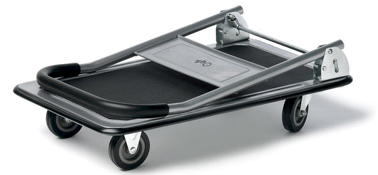 Carrello Pieghevole da Trasporto 300 Kg in Lamiera Tosini Grigio e Nero