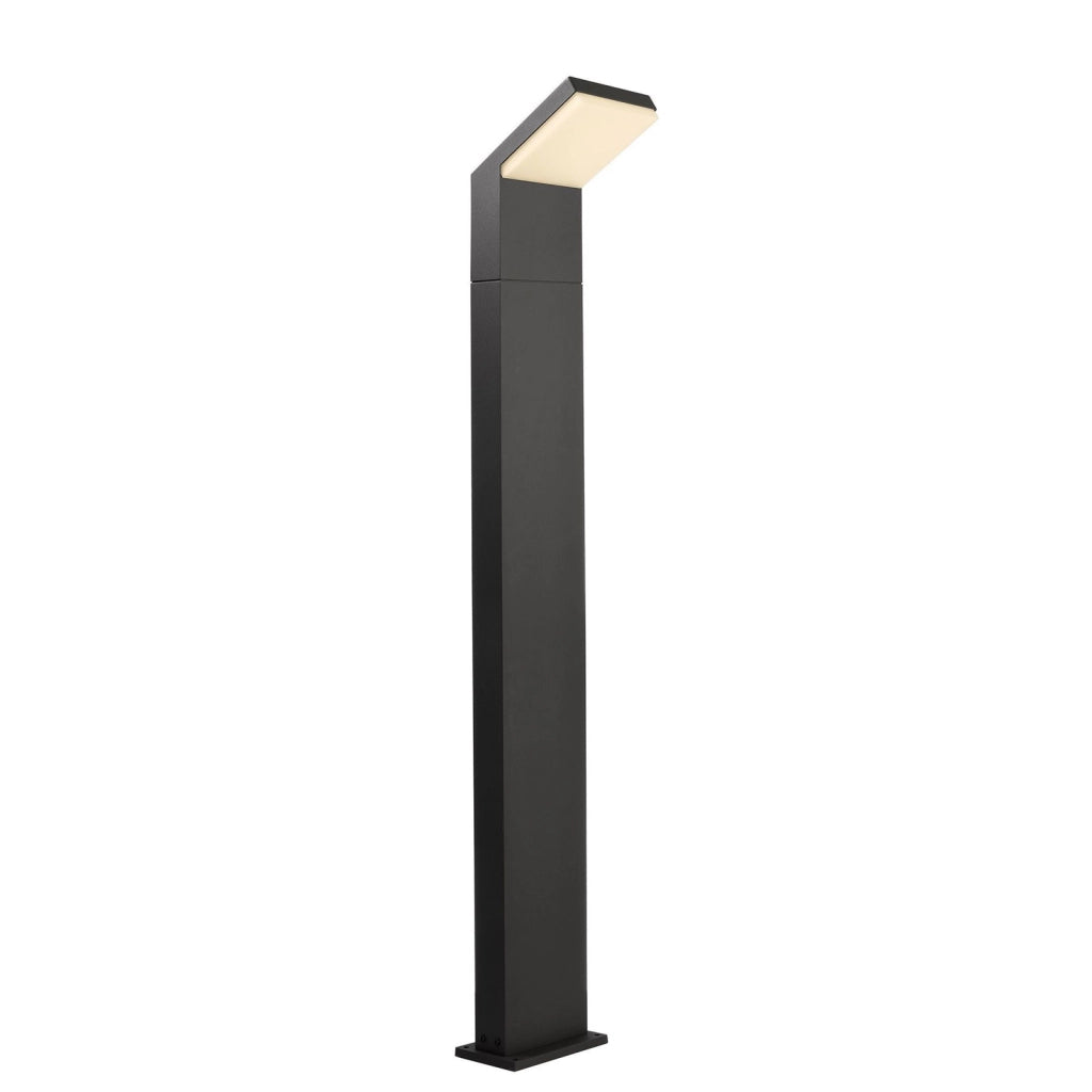 TUCANAE Lampione moderno LED 16W palo luce giardino viale cortile 1650lm 1mt IP54 230V SENZA SENSORE