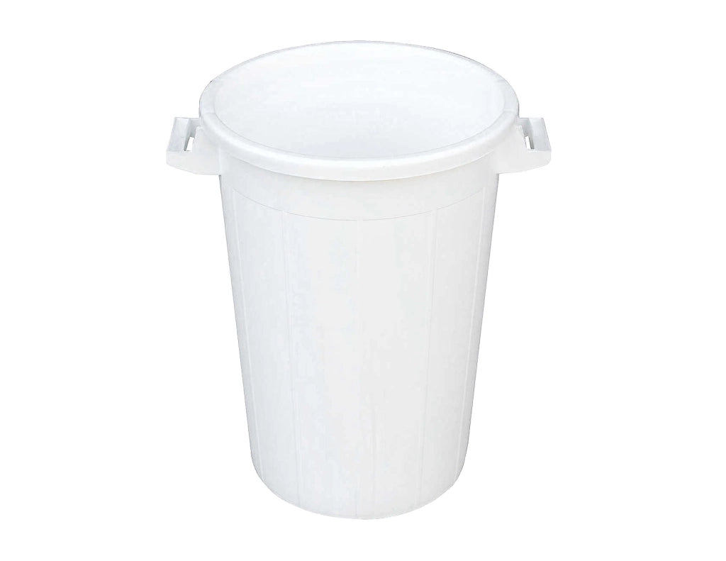 BIDONE PER RIFIUTI BIANCO 75 lt - Ø 44x60h