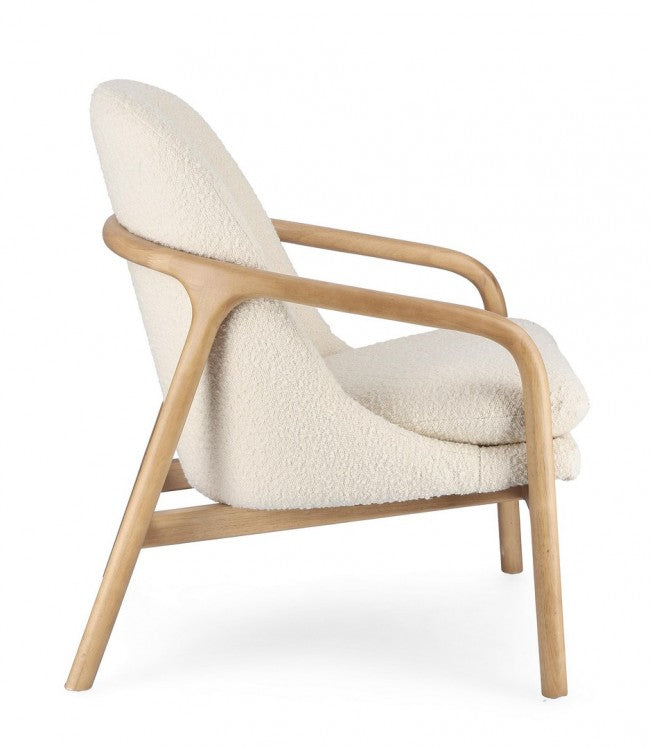 Poltrona 65,5x74,5x82h cm Elaide Pure