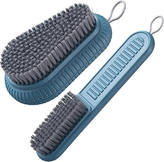 Spazzola per pulizia Penna spazzola per bucato Abbigliamento Calzature spazzola Spazzola per pulizia domestica facile da afferrare Spazzola per pulizia domestica adatta per piano di lavoro Bagno (Blu)