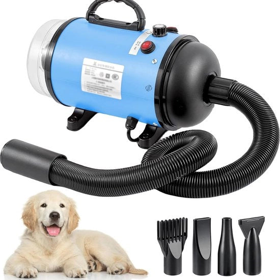 Adattabile Fornello per Cani - Waterblazer - Adatto a tutti i Cani - Extra Silenzioso - Compattabile - Potenza Regolabile