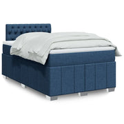 Giroletto a Molle con Materasso Blu 120x200 cm in Tessuto 3289348
