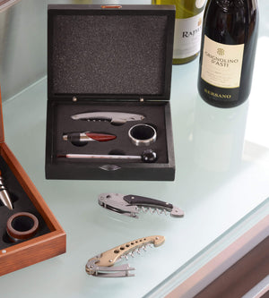 Set da Vino Sommelier 4 Pezzi con Cofanetto Alexander Easy