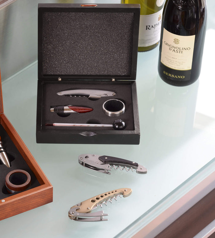 Set da Vino Sommelier 4 Pezzi con Cofanetto Alexander Easy