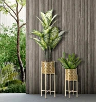 Portavasi Golvy Stand Coppia -B- cm Ø 21X52-19X42
