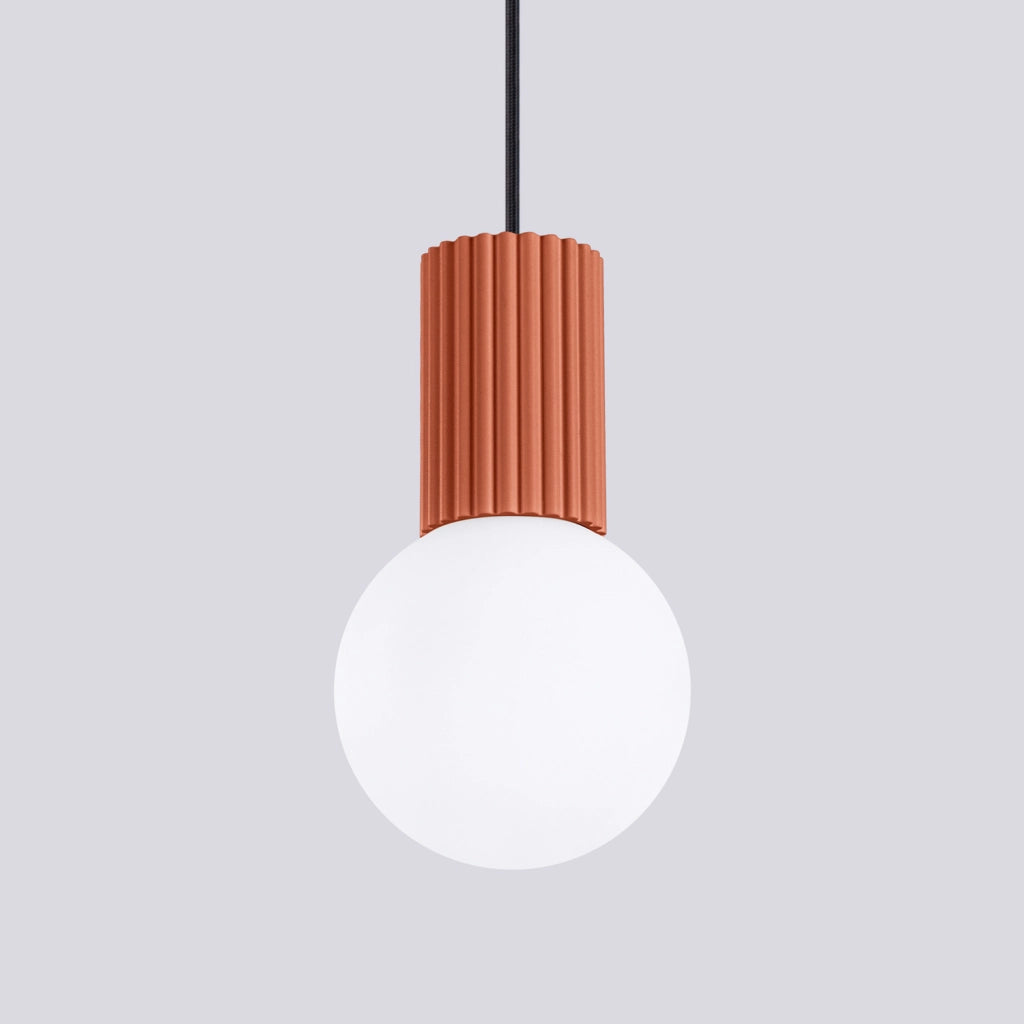 Lampada sospensione SFERA Pure Lume rosso/bianco G9 8W