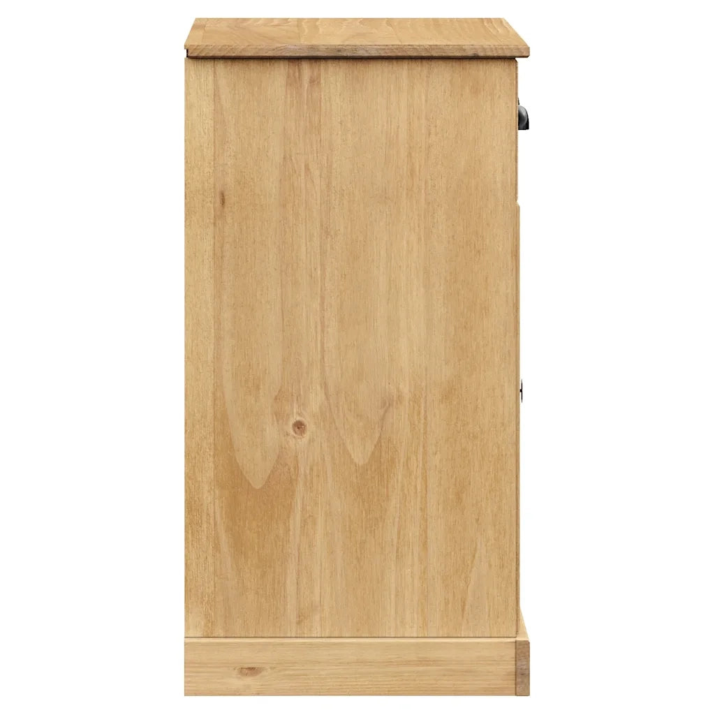 Credenza con Cassetti VIGO 78x40x75cm Legno Massello Pino 353202