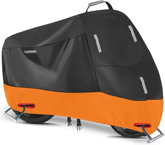 Hoes motociclistica impermeabile 300D per scooter e motorino - Resistente con strisce riflettenti e chiusura a ventosa impermeabile