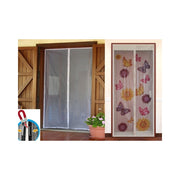 Trade Shop - Zanzariera Magnetica Calamita 100x220cm Universale Porta Finestra Zanzare Mosche -
