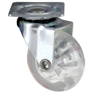 RUOTA MOBILE D 50 MM PIASTRA TRASPARENTE*- SERVICEIT SRL- 12,0 pz
