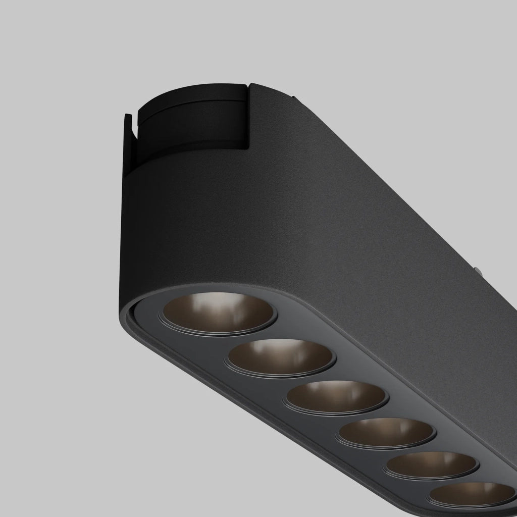 Maytoni lampada da binario Radity Points 1 luce LED integrato nero metallo