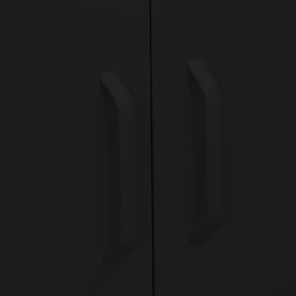 Armadietto Nero 80x35x101,5 cm in Acciaio