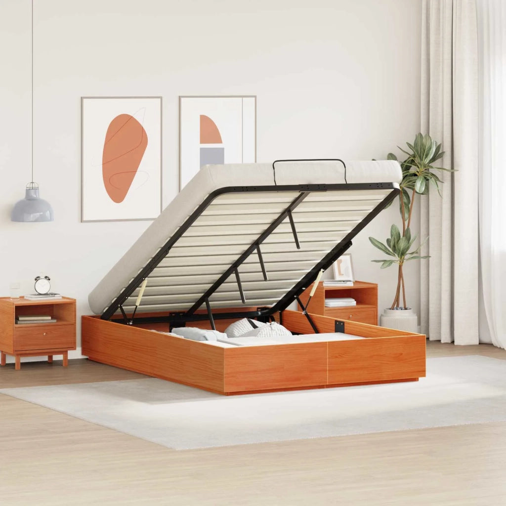 Letto ottomano Marrone Cera 120 x 190 cm 3418740
