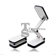 LAMPADA DI EMERGENZA 24 LED RICARICABILE PIEGHEVOLE LUCE BIANCA LED-666
