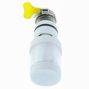 Trade Shop - Rompigetto Per Rubinetto Filtro Acqua Lavello Per Bagno Cucina Bianco 11cm 87488 -