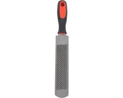 Raspiafero Premium - Raspiafero in Cuoio - Ergonomico - Raspiafero per Stalle Animali - Manico Flessibile - Adatto per Cavallo, Capra e Bovino - 20 cm