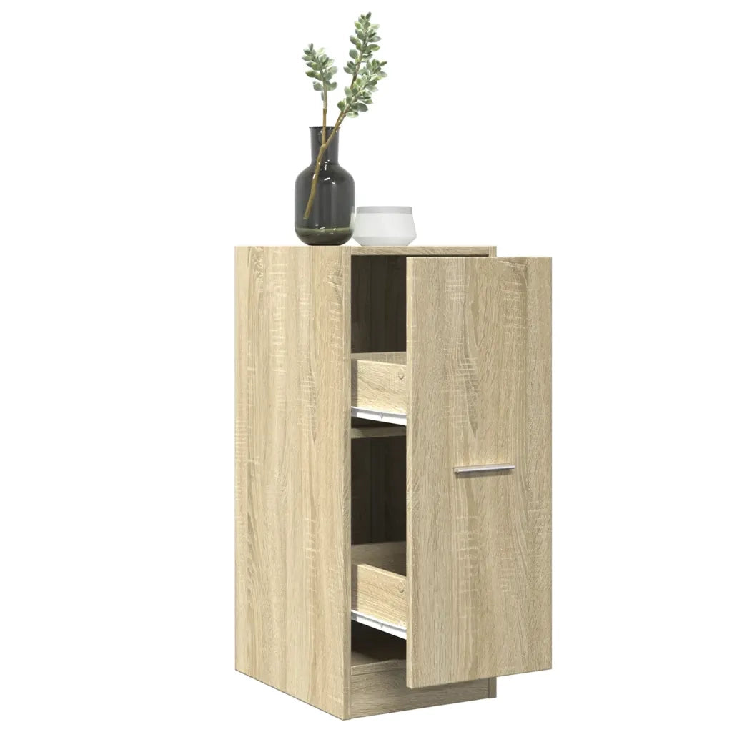 vidaXL Armadietto da Farmacia Rovere Sonoma 30x41x77,5cm in Truciolato