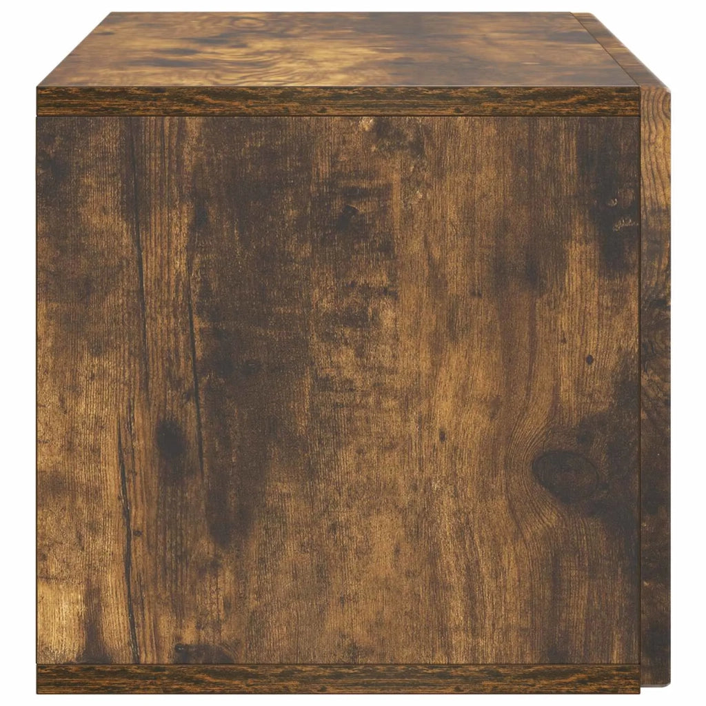 Mobile Porta TV da Muro Rovere Fumo 78,5 x 31 x 30 cm