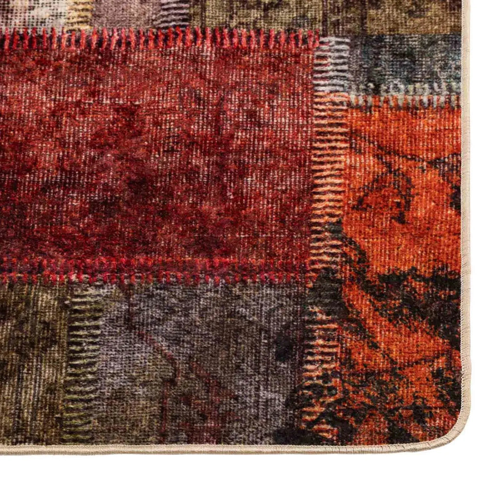 Runner Tappeto MARSA Multicolore 80 x 250 cm Poliestere e PVC