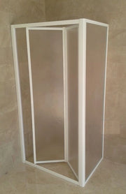 Box doccia acrilico - 2 lati, Fisso piu' Libro - Misura: 70 x 70 x h185 