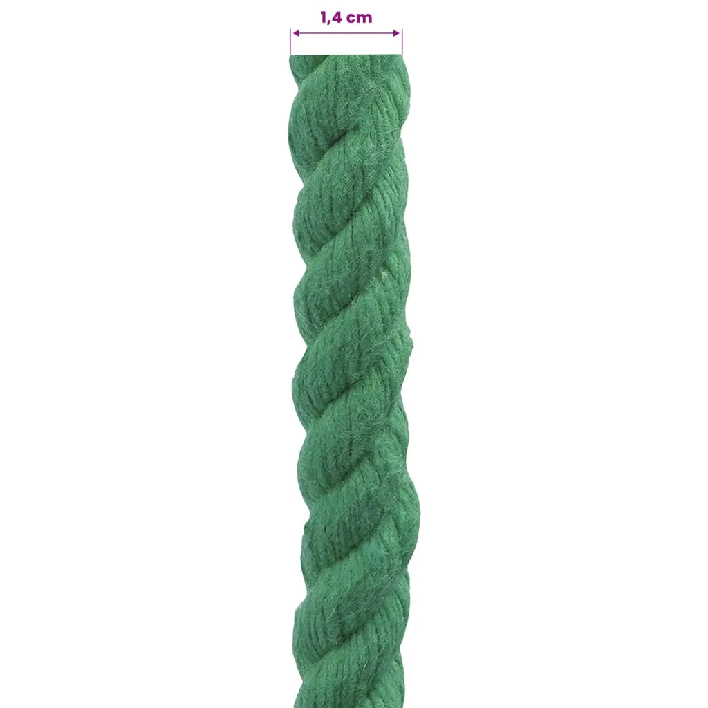Corda Verde 1,4 x 1,4 x 5000 cm Cotone 42011965