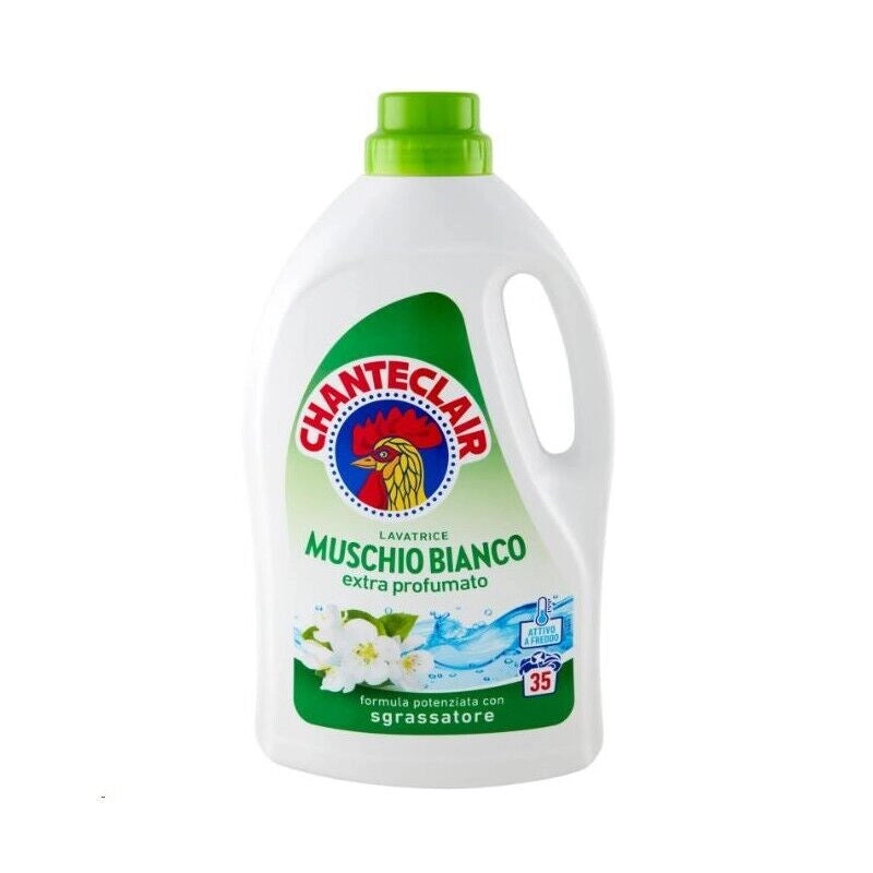 CHANTECLAIR LIQUIDO PER LAVATRICE 35 LAV MUSCHIO BIANCO EXTRA PROFUMATO ML 1575