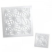 CAMPANE - Pannello in PVC traforato - Parasole Colore: bianco, Misura: 48x48 cm