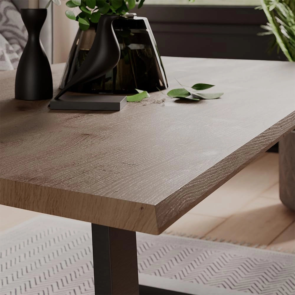 Tavolino da caffè Yan, Artigiano, 100 x 60 cm, adatto come superficie di appoggio e di lavoro
