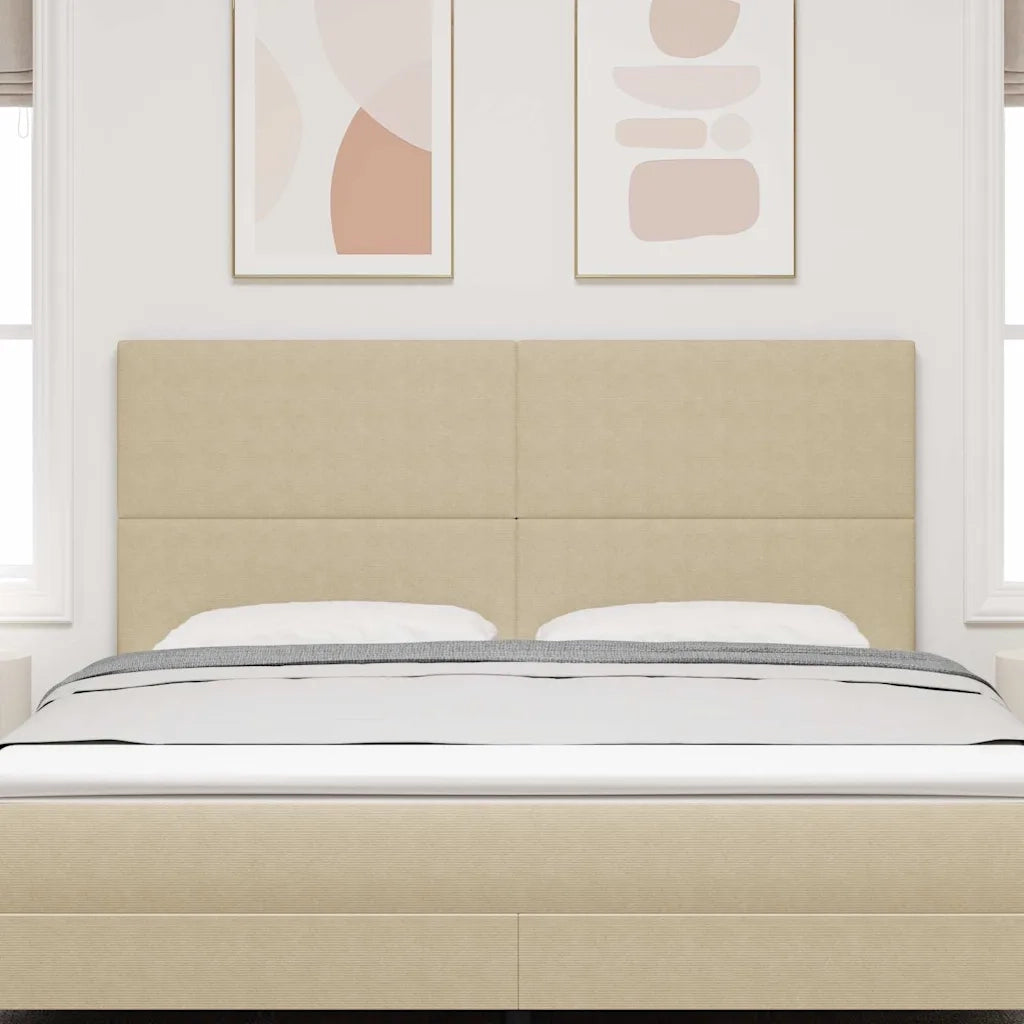 Testiera Grigio Verde Chiaro 180 cm Tessuto in Cords 3337735
