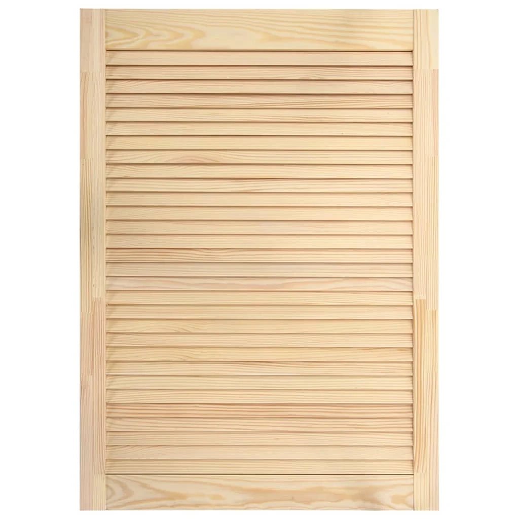 Porta a persiana porta dell'armadio porta della mensola rivestimento dell'armadio divisorio dell'armadio 69 x 39,4 cm legno di pino massiccio 02_0003872