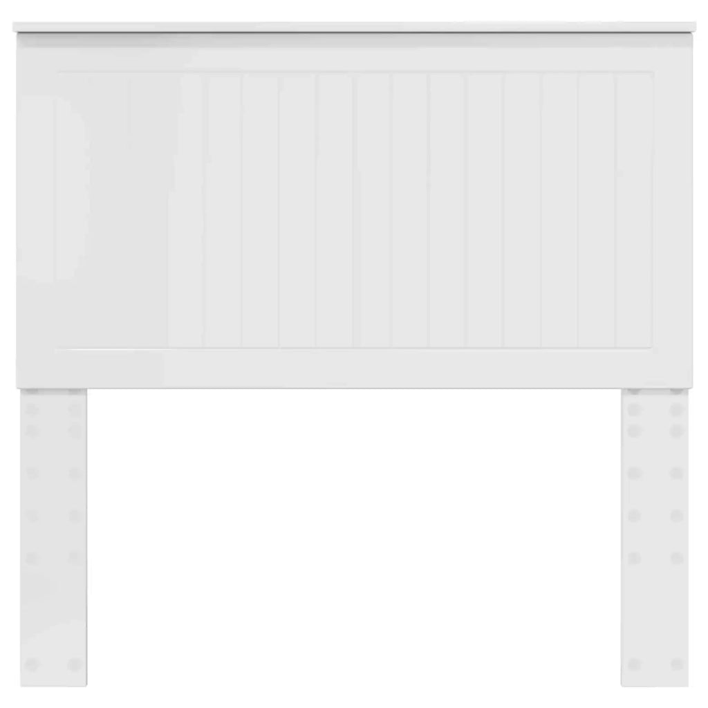 Testiera con testiera Bianco Lucido 100 cm Legno multistrato 887796