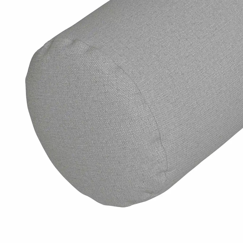 Cuscini a rullo 2 pcs Grigio Nuvola Ø 25 x 70 cm Tessuto