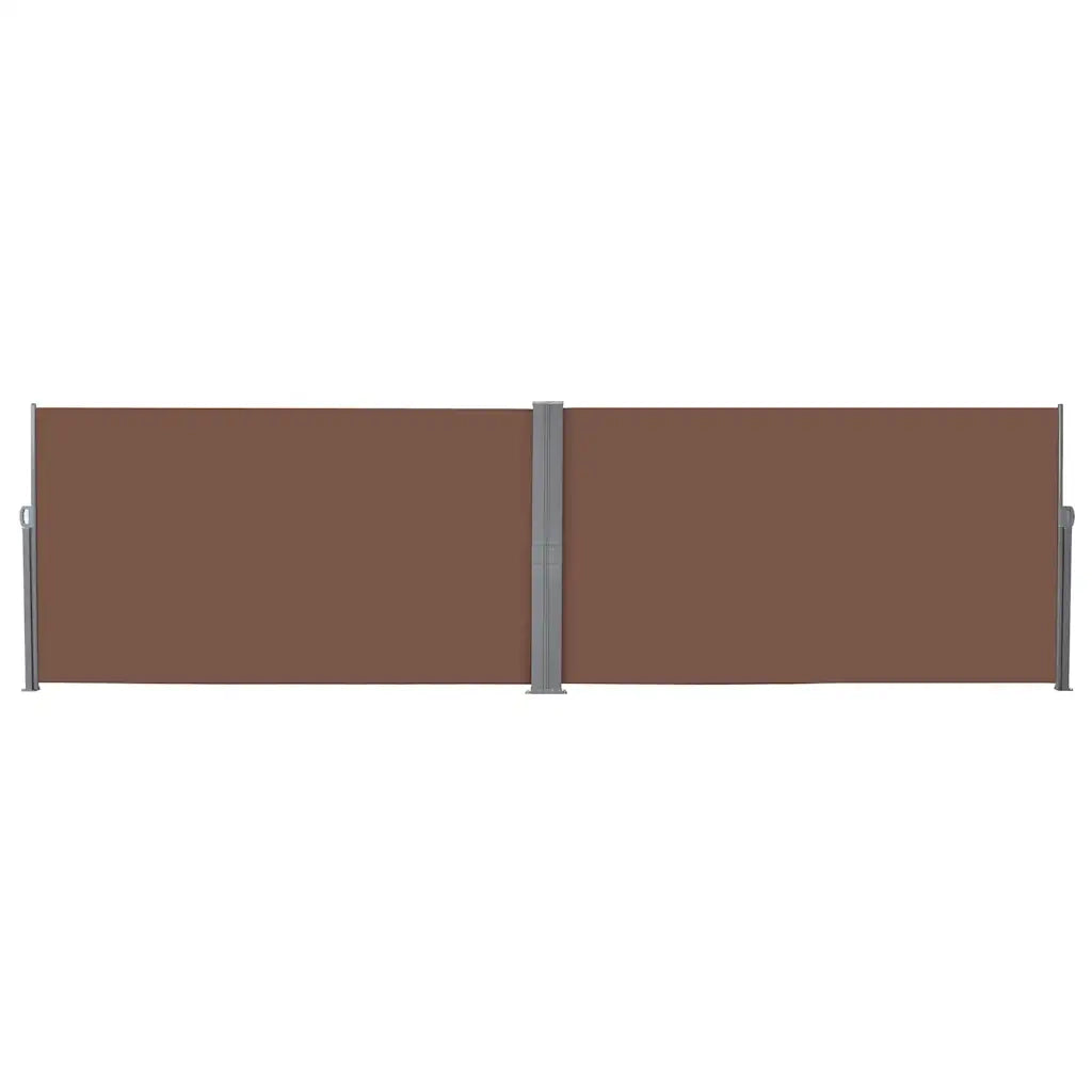 Tenda da Sole Laterale Retrattile 160x600 cm Marrone