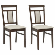 Sedia da pranzo 2 pz | Sedie da cucina Marrone chiaro e chiaro