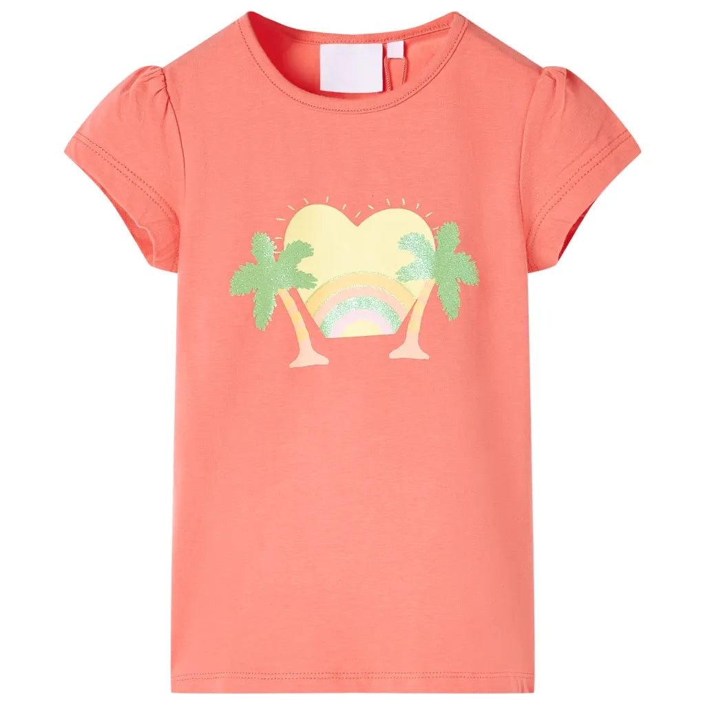 Maglietta da Bambina Corallo 116cod mxl 85591