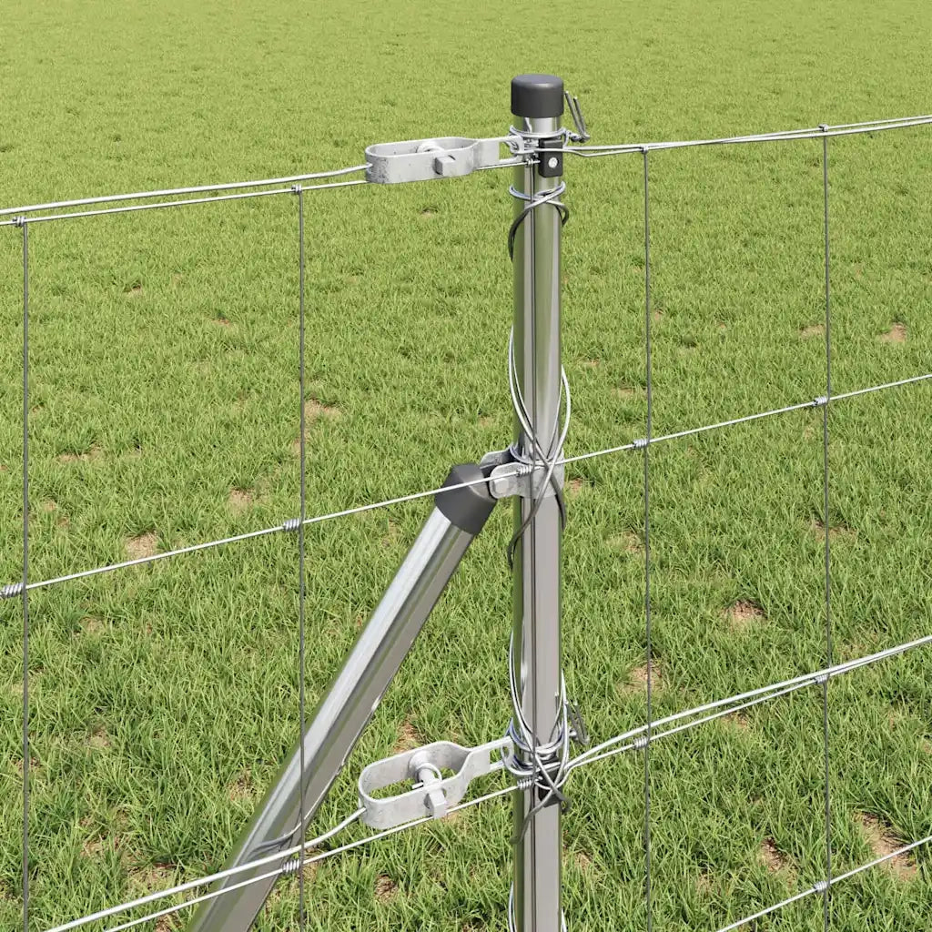 Palo della recinzione Zincato 100 x 0,8 m Acciaio