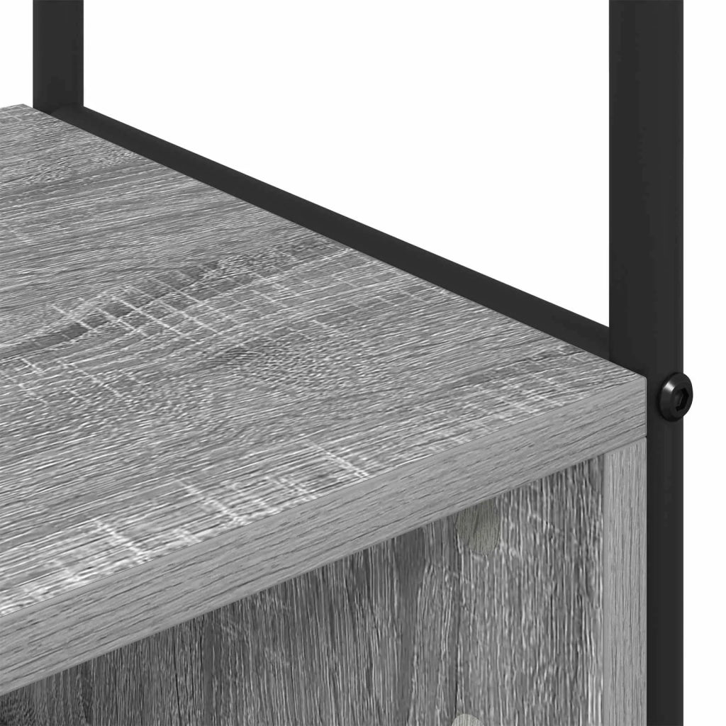 Appendiabiti con panca per scarpe Sonoma grigio 8012035